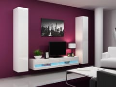 Cama VIGO NEW4 BI/BI svetainės sekcija Spinta daiktams ir garso / vaizdo technikai laikyti