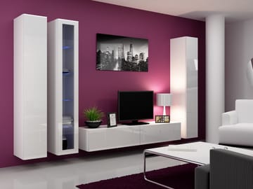 Cama VIGO 2 BI/BI svetainės sekcija Spinta daiktams ir garso / vaizdo technikai laikyti