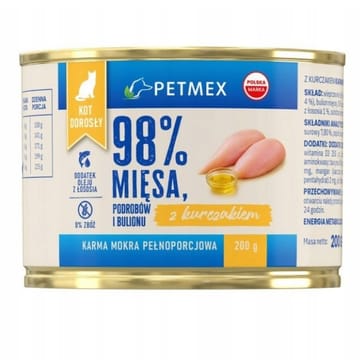 PETMEX with chicken- šlapias kačių maistas - 200g