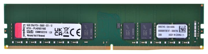Kingston skirta atmintis HPE/HP 16GB DDR4-2666Mhz ECC modulis