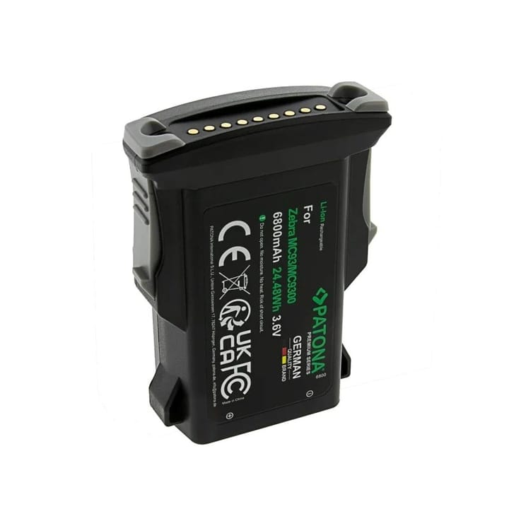 PATONA Pakaitinis akumuliatorius Zebra MC93 / MC9300 / MC9450, 3,6 V 6800 mAh Li-Ion