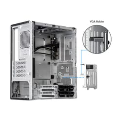 Chieftec Midi Tower BS-20B-OP, Schwarz o.NT „Midi Tower“ Juoda 5