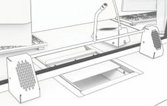 Contacta STS-K001L-G Tilto domofono rinkinys pilkos spalvos 2