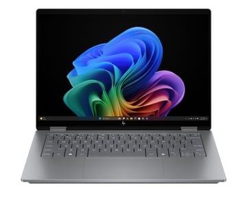HP OmniBook X Flip Next Gen AI 14-fk0020nw Copilot+ PC 2 viename 14", AMD Ryzen AI 5 340, 2K jutiklinis ekranas, 16 GB LPDDR5x-SDRAM, 512 GB SSD, Wi-Fi 7 (802.11be), Windows 11 Home, sidabrinis