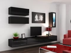 Cama VIGO 12 CZ/CZ svetainės sekcija Spinta daiktams ir garso / vaizdo technikai laikyti 1
