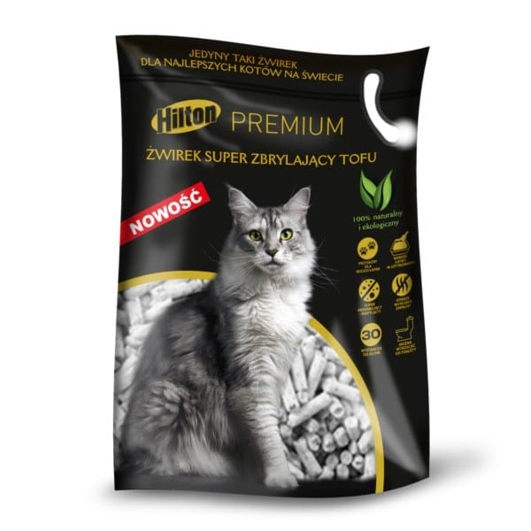 HILTON Tofu Super Clumping kačių kraikas - 2,5 kg