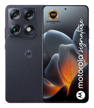 Motorola signature 17,2 cm (6.78") Dviguba SIM jungtis Android 16.0 5G C tipo USB 16 GB 512 GB 5200 mAh Tamsiai mėlyna