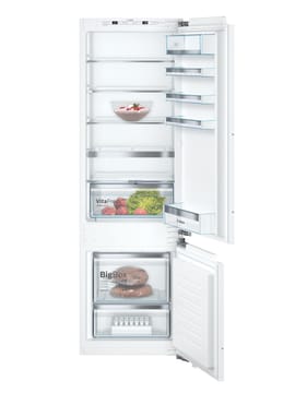 Bosch Serie 6 KIS87AFE0 šaldytuvas-šaldiklis Įmontuoti 272 L E Balta