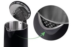 IDEAL virdulys 1,7 l, plieninis korpusas, galia 1500 W, juodas 8