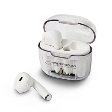 Esperanza EH237W Bluetooth ausinės į ausis TWS Balta