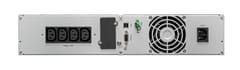 Eaton 9E1000IR nepertraukiamo maitinimo resursai (UPS) Dviguba konversija (prisijungus) 1 kVA 900 W 4 AC išvestis(ys / čių) 5