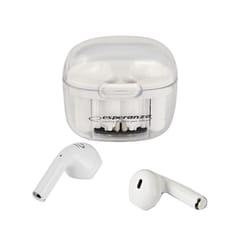 Esperanza EH237W Bluetooth ausinės į ausis TWS Balta 6