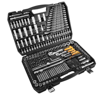NEO Tools veržliarakčių rinkinys 300 dalių 1/2", 3/8", 1/4"