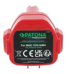PATONA Pakaitinis akumuliatorius Makita 1234, 12 V 3300 mAh Ni-MH 1