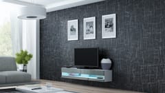 Cama VIGO NEW13BI/SZ svetainės sekcija Spinta daiktams ir garso / vaizdo technikai laikyti 2