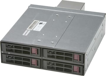 Supermicro CSE-M14TQC diskų įrenginio skyriaus dangtelis Juoda
