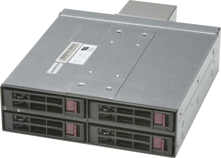 Supermicro CSE-M14TQC diskų įrenginio skyriaus dangtelis Juoda
