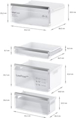 šaldytuvo-šaldiklio derinys BOSCH KIV86VFE1 Įmontuojamas 267 l talpos baltas 7