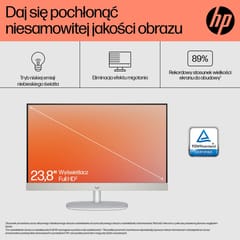 HP 24-cr0312nw AMD Ryzen™ 5 7520U 60,5 cm (23,8") 1920 × 1080 px All-in-One kompiuteris 16 GB LPDDR5-SDRAM 512 GB SSD Windows 11 Home Wi-Fi 6 (802.11ax) Baltas 8
