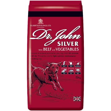 DR JOHN Silver Beef - sausas maistas šunims - 15kg