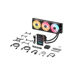 Corsair iCUE LINK TITAN II 360 RX LCD Procesorius Universalusis skystinis aušintuvas 36 cm Juoda 1 vnt 1
