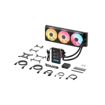 Corsair iCUE LINK TITAN II 360 RX LCD Procesorius Universalusis skystinis aušintuvas 36 cm Juoda 1 vnt