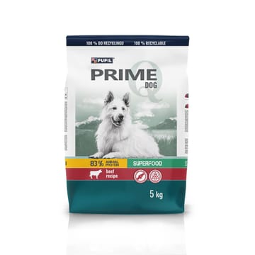 PUPIL Prime Rich in beef with vegetables - sausas maistas šunims - 5kg
