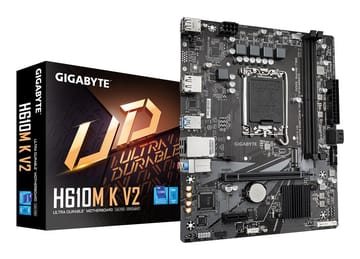 GIGABYTE H610M K V2 pagrindinė plokštė Intel H610 LGA 1700 „micro ATX“