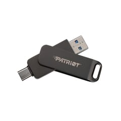 Flashdrive PATRIOT Rage R550 512GB 100 MB/S USB A+C Pasukamas dizainas (PE512GR550DSAD) Juoda 4