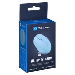 NATEC STORK kompiuterio pelė Namo Abiems rankoms RF Wireless + USB Type-A Optinis 1600 DPI 7