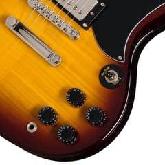 Epiphone SG Tribute Plus Vintage Sunburst - elektrinė gitara 5