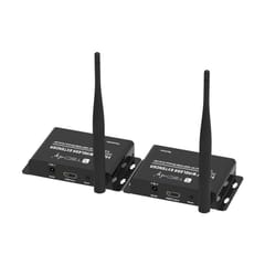 Techly IDATA HDMI-WL55 vaizdo ir garso signalų ilgintuvas AV siųstuvas ir imtuvas Juoda 2