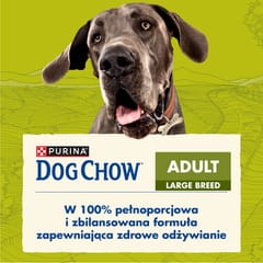 Purina DOG CHOW Large Breed Adult 14 kg Suaugusių Kalakutiena 3