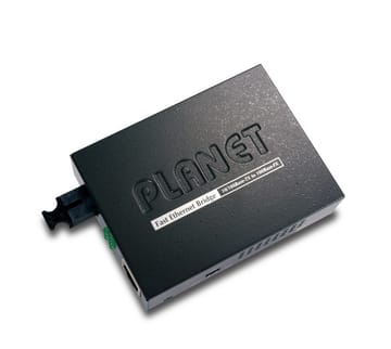 PLANET FT-806A20 tinklo medijos keitiklis 100 Mbit/s 1310 nm Vienas režimas Juoda