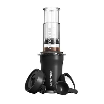 „Go Plus“ kavos virimo aparatas su termo puodeliu, juodos spalvos „AeroPress“