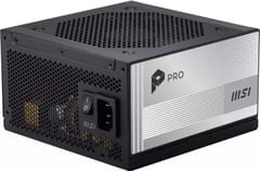MSI PRO A850PL PCIE5 850 W 120 mm 80 Plus Platinum aPFC maitinimo blokas 1