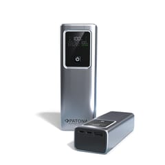 PATONA Platinum Powerbank Luxury One PD100 | 20000mAh | PD 100W | USB-C + USB-A Sidabrinis, Juodas 4