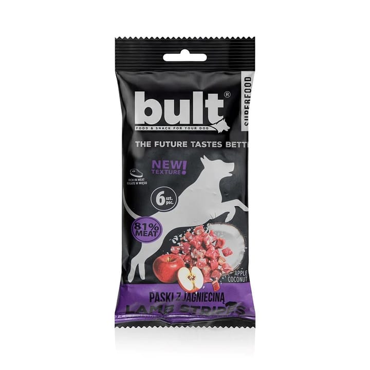 BULT Tasty Strips Superfoods lamb - skanėstas šunims - 6vnt.