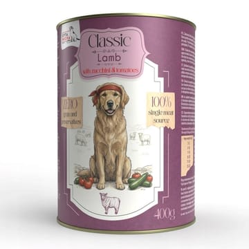 SYTA MICHA Classic Mono Ėriena su cukinija - drėgnas pašaras šunims - 400g