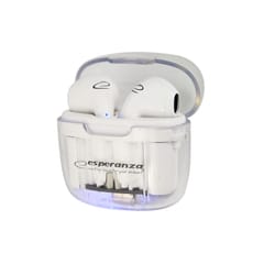 Esperanza EH237W Bluetooth ausinės į ausis TWS Balta 3