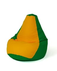 Sako krepšys Pouffe Pear green-yellow XL 130 x 90 cm