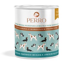 PERRO Beef with parsley root - šlapias maistas šunims - 850g 1