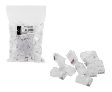 Cablexpert PLUG3UP6/100 laido jungtis 1 Permatomas