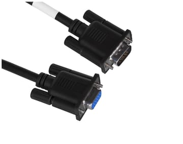 Lanberg CA-VGAC-10CC-0018-B+ VGA kabelis 1,8 m VGA (D-Sub) Juoda