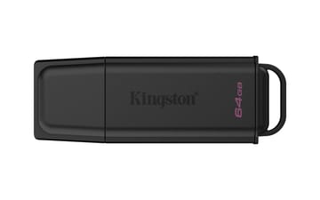 Kingston Technology DataTraveler Exodia USB atmintukas 64 GB USB A tipo 3.2 Gen 1 (3.1 Gen 1) Juoda