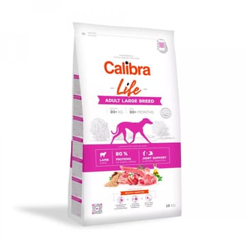 CALIBRA Dog Life Adult Large Breed Lamb - sausas maistas šunims - 12kg
