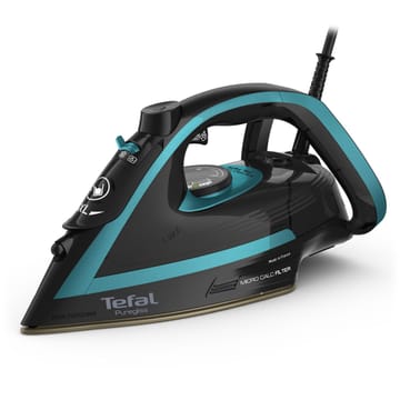 Tefal Puregliss FV8066 Sauso ir garų tipo lygintuvas Durilium AirGlide Autoclean soleplate 3000 W Juoda, Mėlyna