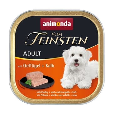 ANIMONDA Vom Feinsten Adult Poultry and veal - šlapias maistas šunims - 150g