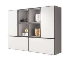 Cama ROCO19 BI/CZ/BI svetainės sekcija Spinta daiktams ir garso / vaizdo technikai laikyti 1