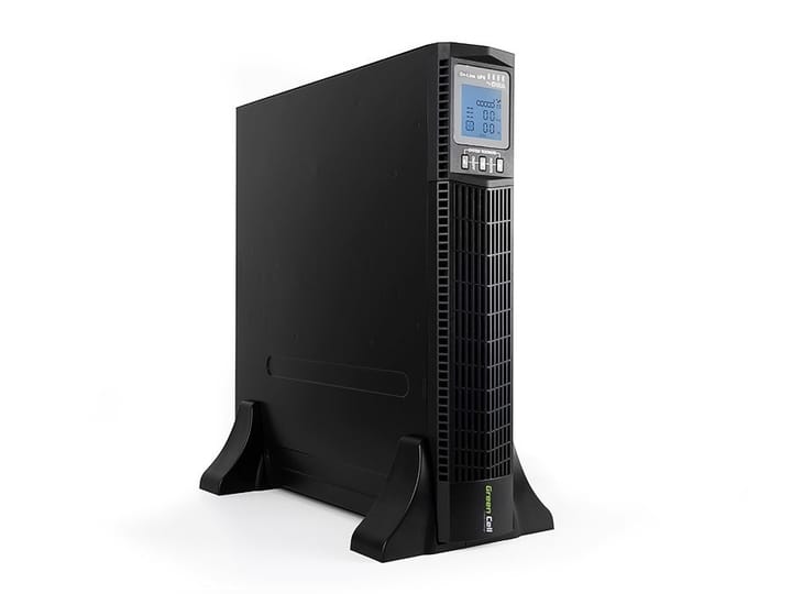 Green Cell UPS13 rack UPS RTII 1000VA 900W with LCD Display